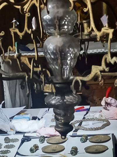 Gestell des Kronleuchters