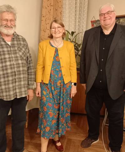v.l. Karl Eisbein, Brigitte Steneglin-Schmidt, Rainer Kuhn