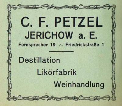 Werbeinserat um 1930