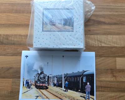 Puzzle mit einer Dampflokomotive