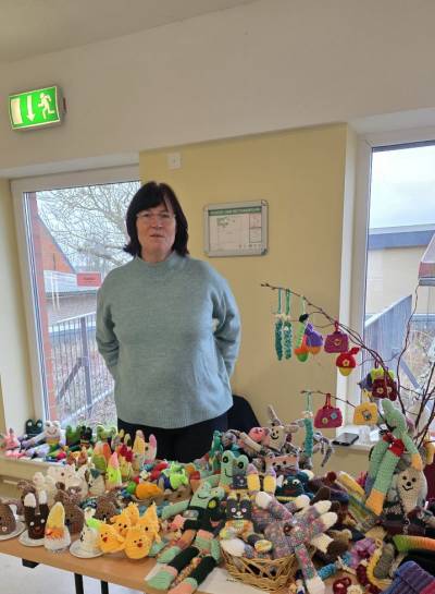 Stand Strickwaren u.v.m.