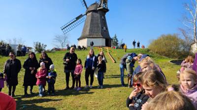 reges Treiben an der Mühle