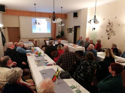 Unser Vortragsabend war gut besucht.