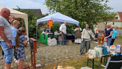 Kinder nutzten das Angebot der Seilerei.
