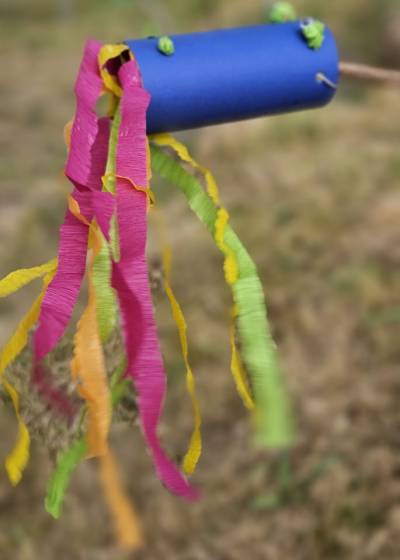 Kinder bastelten den 