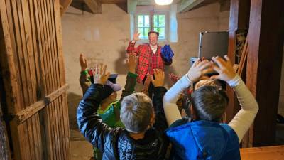 Zauberer Alfino begeisterte das Publikum.