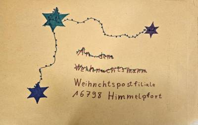 Alle Wunschzettel kamen in den Briefumschlag und wurden versendet.