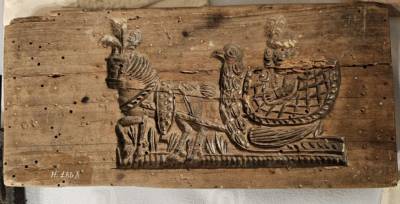 Honigkuchenmodel mit historischem Motiv