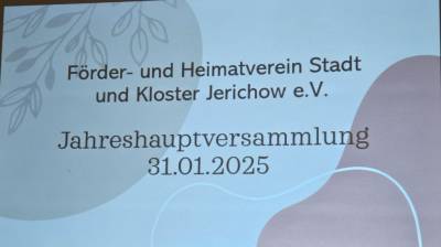 Powerpointpräsentation mit Rückblick auf 2024 und Vorschau auf 2025