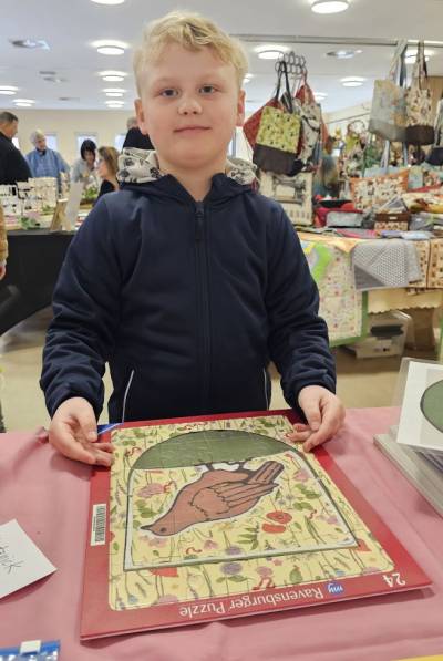 Auch unsere Puzzle mit dem Motiv der Ortswappen wurden zahlreich genutzt.