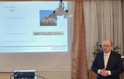 Museumsdirektor des Klosters Jerichow, Dr. Rüdiger v. Schnurbein