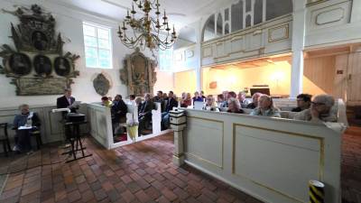 Der öffentliche Vortrag wurde gut besucht.