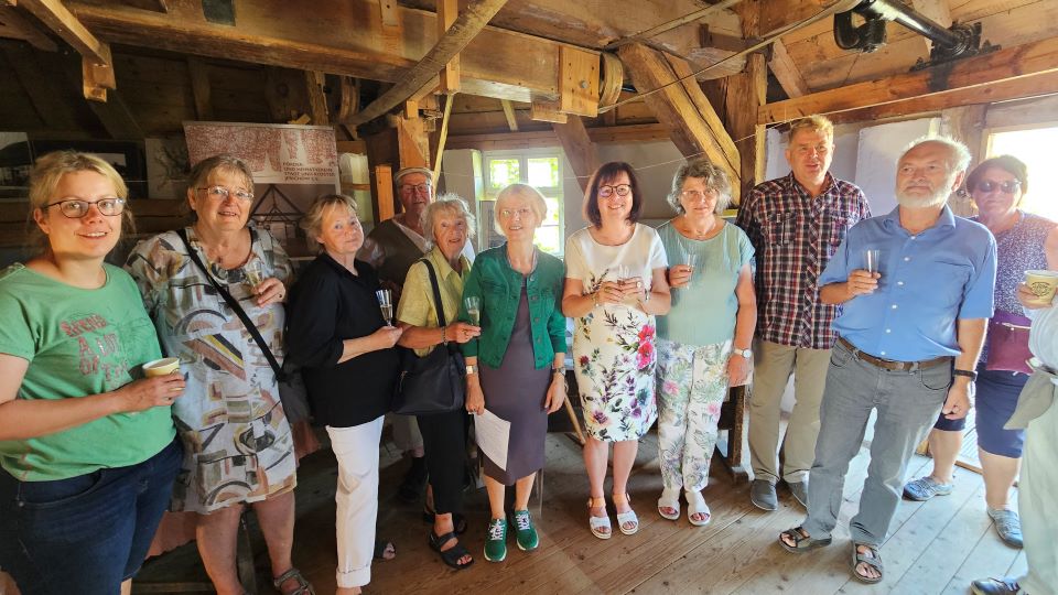 Eröffnung Vernissage zu Ehren von Luise Winkelmann in der Holländerwindmühle