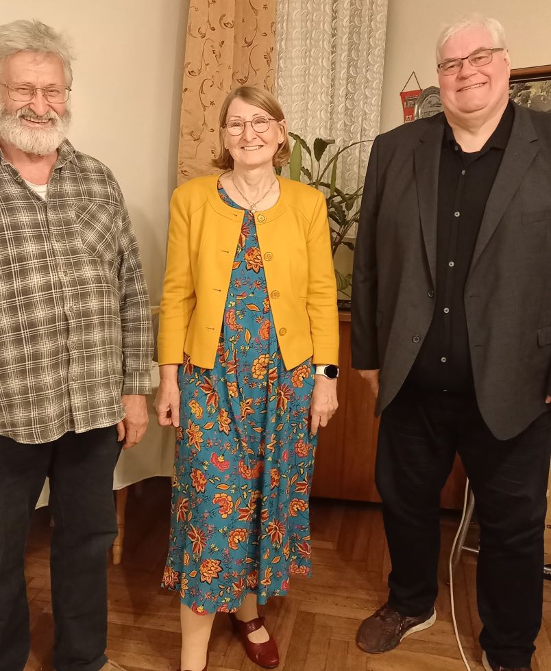 v.l. Karl Eisbein, Brgitte Stenelin-Schmidt, Rainer Kuhn