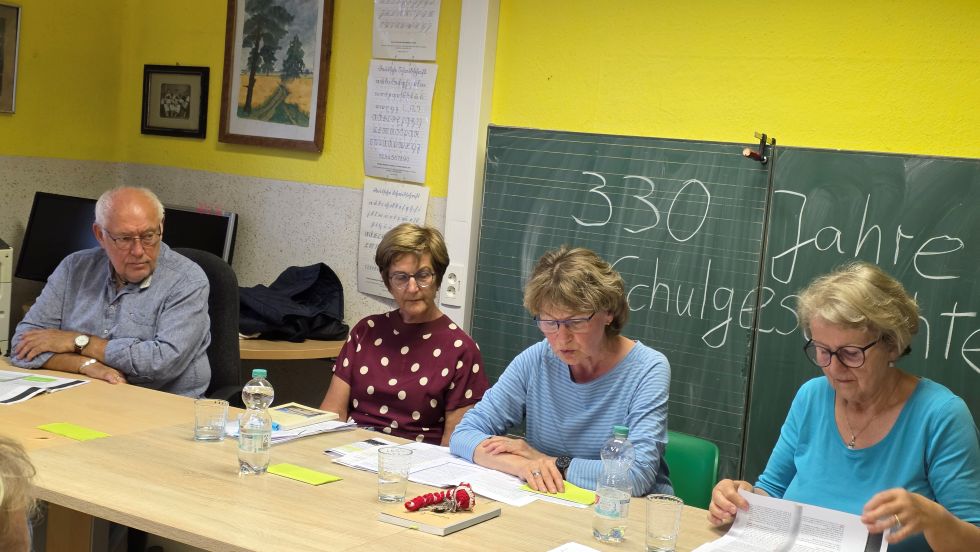 v.l. Winfried Schwuchow, Gabriele Nieß,  Marion Walner und Gabriele Albrecht 